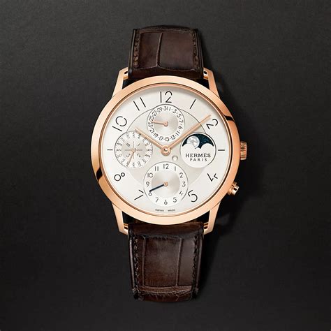 slim d hermes perpetual calendar|Slim d'Hermes Quantieme Perpetuel watch, 39.5 mm.